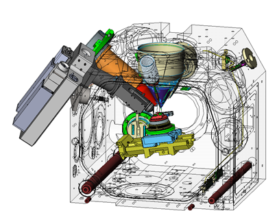 CAD渲染的delmic流星冷冻flm