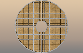 四象限背散射电子检测器的示意图