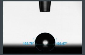 Plasma Treated protocol sessle drop analysis